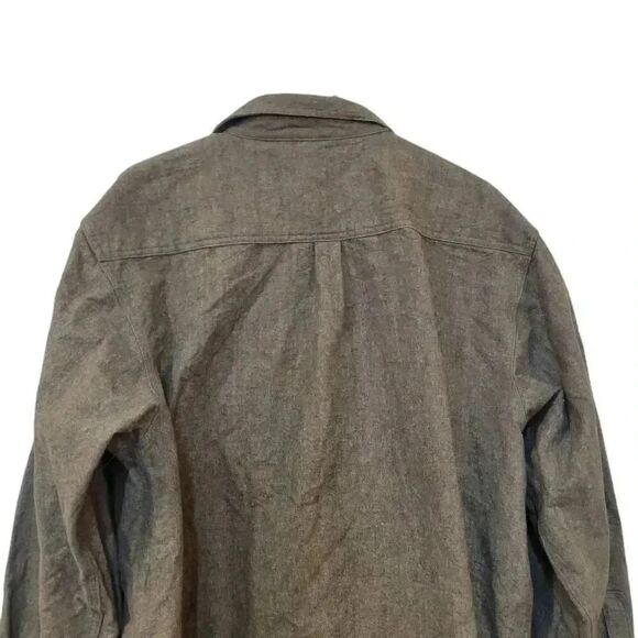 Field & Stream Men's Forest Green Cotton/Rayon Heavy Flannel Button Down Shirt o - Picture 5 of 10